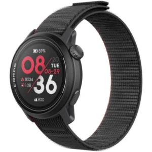 Coros Pace 3 GPS spordikell, musta nailonrihmaga