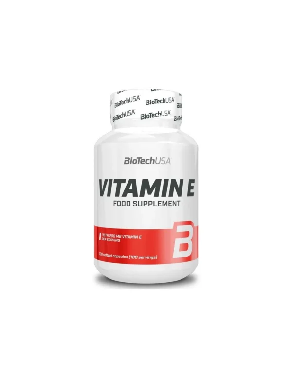 E-Vitamiin, 100 kapslit-BiotechUSA