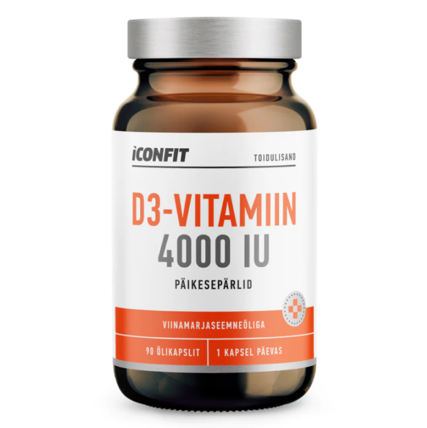 ICONFIT Vitamin D3 4000IU (90 õli kapslit)