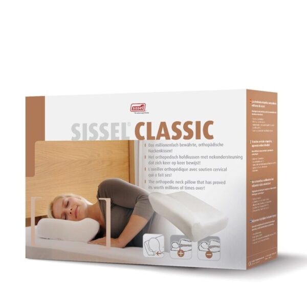 SISSEL® CLASSIC keskmine, ortopeediline padi 11cm, sh valge kate - Image 4