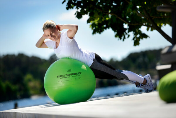 SISSEL® Securemax võimlemispall, 65 cm, hõbe - Image 5