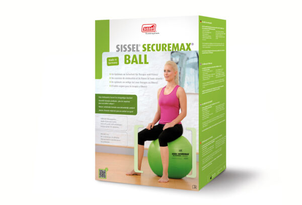 SISSEL® Securemax võimlemispall, 65 cm, hõbe - Image 4