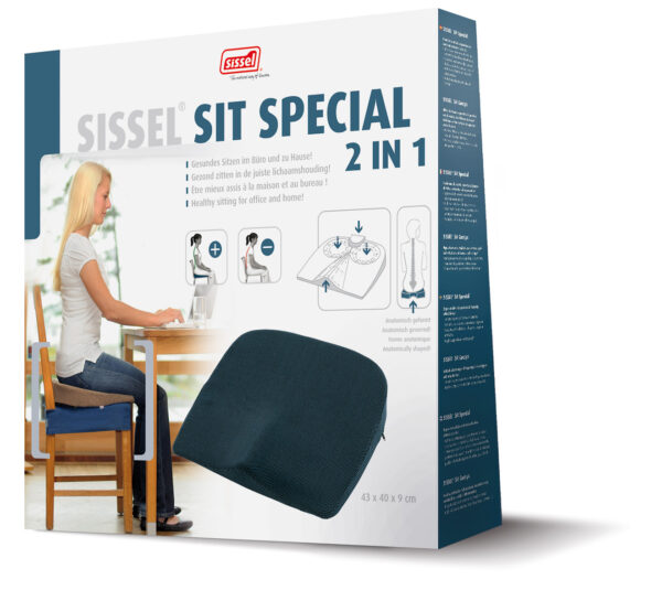 SISSEL® SIT SPECIAL, 2 in 1 hall kiilukujuline ortopeediline istumispadi - Image 8