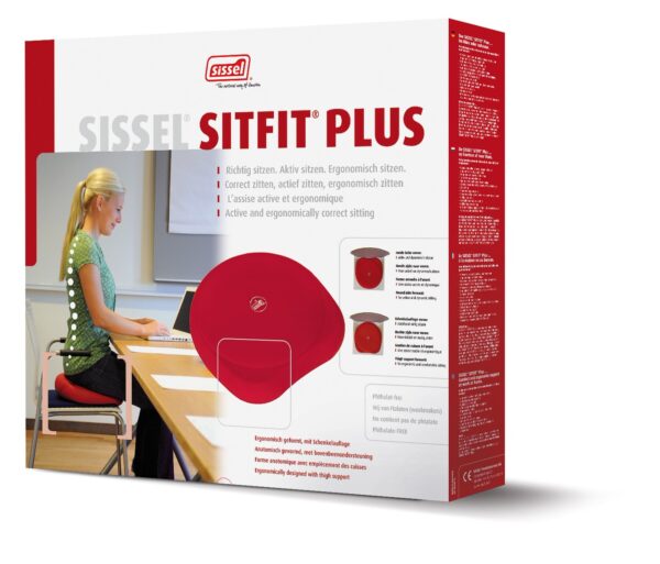 Sissel Sitfit Plus tasakaalupadi, punane - Image 3