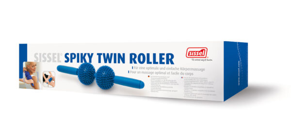 SISSEL® Spiky Twin Roller massaaživahend, sinine - Image 3