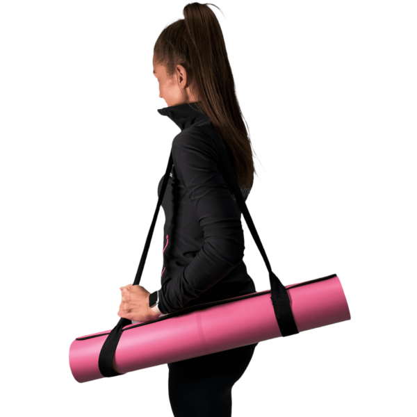 REA joogamatt 180x60x0.6cm -kvaliteetne materjal (roosa) - Image 4