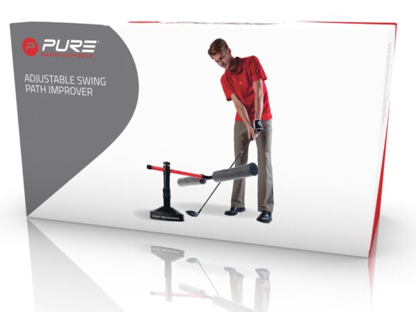 Pure 2Improve Swing Path Improver. Black/grey/red - Image 2