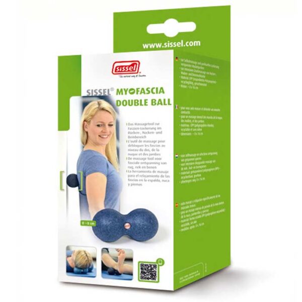 SISSEL®MYOFASCIA DoubleBall, 12 x 24cm, must - Image 3