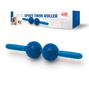 SISSEL® Spiky Twin Roller massaaživahend, sinine